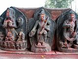 21 Kathmandu Gokarna Mahadev Temple Chandra Moon God, Narada, Agni Fire God